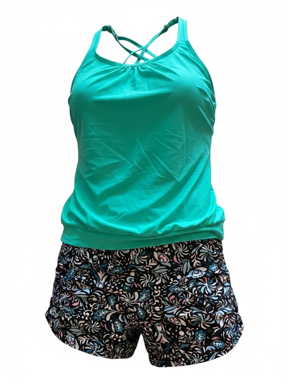 Younique Teal Swim Top with Tag